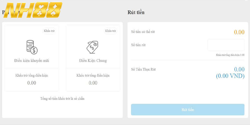 Các thao tác gửi tiền thưởng về tài khoản cá nhân